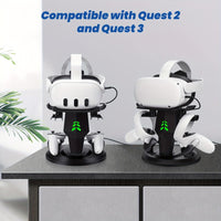 Meta Quest 3s/Meta Quest3/Meta Quest 2/Rift/Pico Charging + Display Stand, Meta Quest 3 Controller Storage Stand + Meta Quest 2 Controller Hanging Rack, New VR Storage Stand in 2024, Type C Charging + RGB Charging Indication - Buy online at  Vibe In Cart.