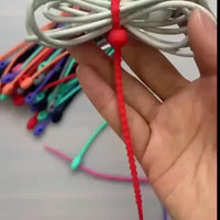 100/150 Pack Silicone Cable Organizers, Reusable Twisted Cord Ties, Multifunctional Zipper Storage Bags for Headphone, Charging Cables, Cord Management Clips - No Battery Required - Buy online at  Vibe In Cart.