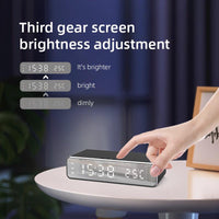 Wireless Charger with LED Alarm Clock and Thermometer Three-in-One Stylish Control Design Suitable for Home or Office Use - Buy online at  Vibe In Cart.