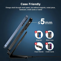 Wireless Charger Stand, 15W Fast Charging Dock Phone Charger, Adaptive LED Wireless Charging Station, for Iphone 16 15 14 13 12 11 9 8 XR, Samsung S25 24 23 22 S21 S10 S9, LG V40 G8, Pixel 8 7 6, Etc. - Buy online at  Vibe In Cart.