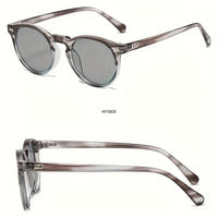 Round Fashion Polarized Women And Men Fashion Glasses UV Protection Trendy Classic Style Ideal for Beach,, Camping, Driving, Ideal Valentine's Day Gift - Buy online at  Vibe In Cart.