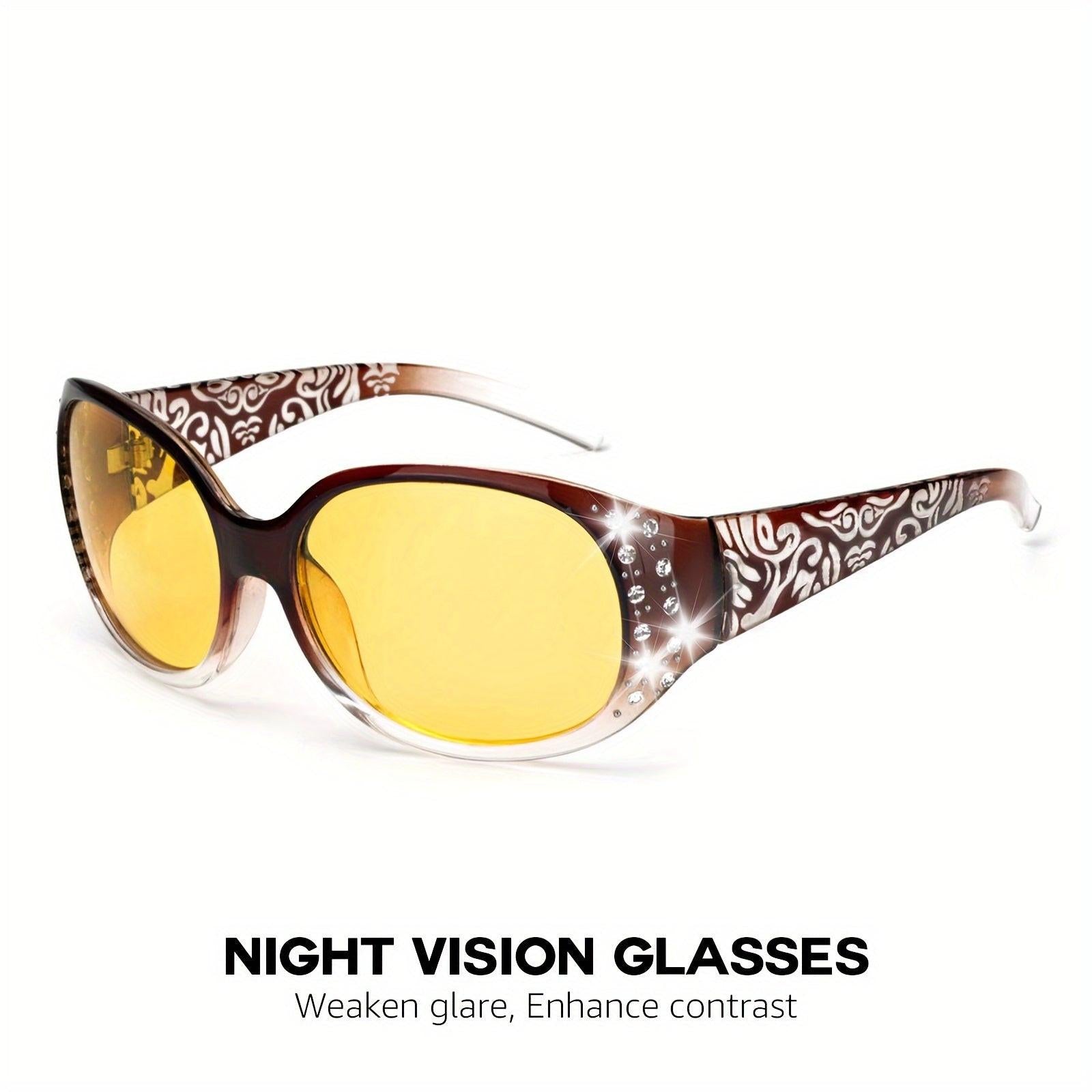 LVIOE Outlets Polarized Fashion Glasses for Women, Rhinestone Wrap Around Fashion Glasses with Protection Lens LS008 - Buy online at  Vibe In Cart.