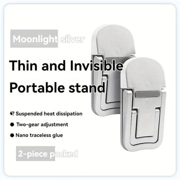 Adjustable Laptop Stand with Heat Sink Cooling System & Base - Portable Height Desk Elevator, Invisible Storage Compatible for Office, Bedside, Travel - Space-Saving Computer Stand for warming issues & Posture - Buy online at  Vibe In Cart.