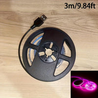 [USB TV lighting strip] Purple LED Strip 1pc USB-Powered 60 Lights | Non-Waterproof | TV Background & Indoor Decoration | Cuttable for Projects - Buy online at  Vibe In Cart.