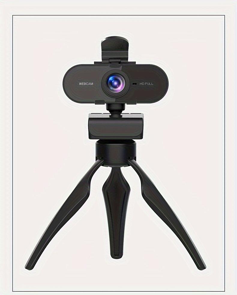 1080P Full HD Webcam with Built-In Microphone, Plug And Play, Privacy Cover, Stand, Suitable for Meetings, Game Streaming, Voice Calls, Online Classes, And Home Office Use, High-Definition Video, Easy Installation, Computer C - Buy online at  Vibe In Cart.