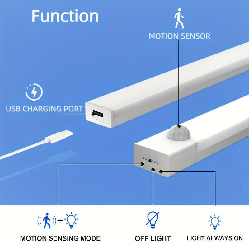 6 Motion Sensor Lights, Size 3.94 Inches/7.87 Inches/11.81 Inches, Intelligent Motion Sensor Cabinet Lights, LED Indoor Lighting with USB Rechargeable Magnetic Night Lights, Detachable Cabinet Lights, Suitable for Offices, Be - Buy online at  Vibe In Cart.