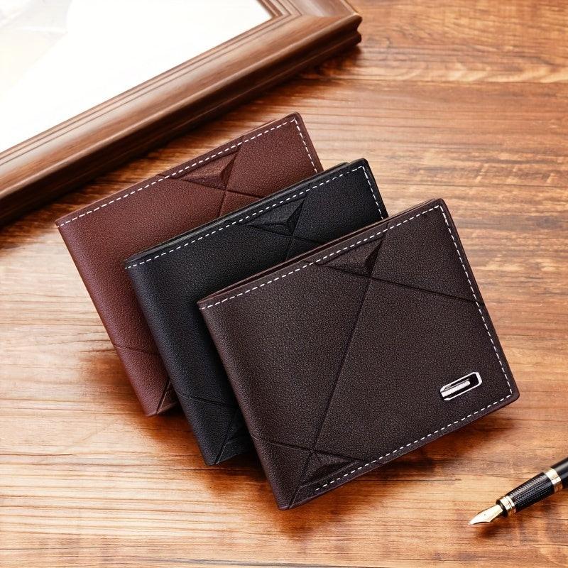 Men's Short Wallet, Multi-card Card Holder, Bifold Wallet Money Clip Coin Purse, Gift For Men - Buy online at  Vibe In Cart.