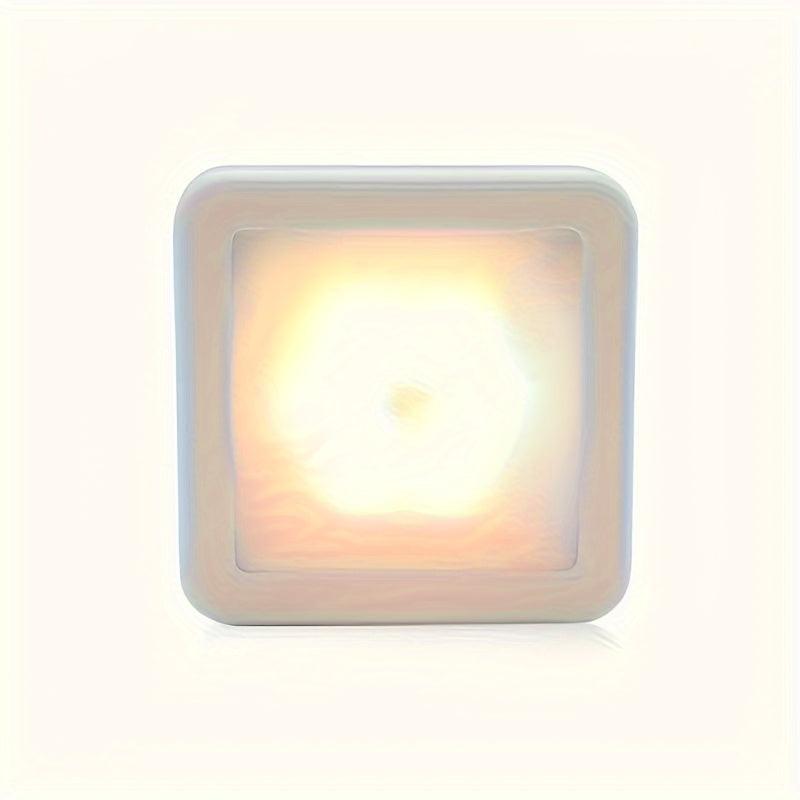 Smart Motion Sensor 6-LED Floor/Ceiling/Wall Light - Wireless, Auto On/Off, Energy Saving, Plug and Play Installation, Modern Square Design for Hallway, Stairs, Living Room, Bedroom (Batteries Not Included) - Ideal for Home, - Buy online at  Vibe In Cart.