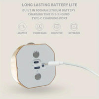 1pc Motion Sensor Light with USB Charging and Adjustable Brightness and Color