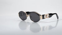 Vintage Oval Narrow Frame Sunglasses for Women and Men, Hexagonal Golden Metal Sunglasses with UV Protection - Buy online at  Vibe In Cart.