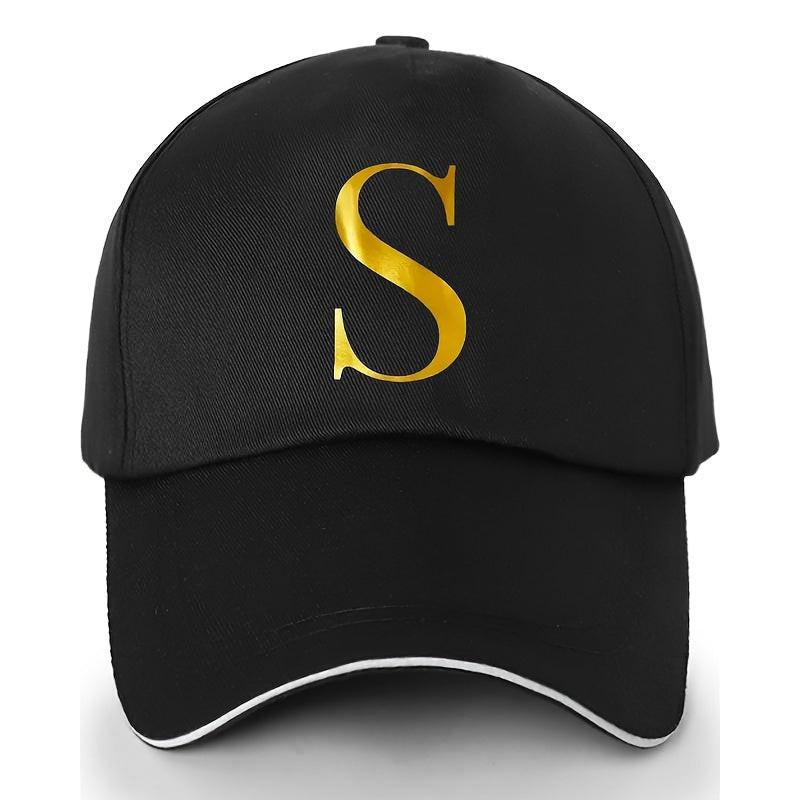 Adjustable Polyester Baseball Cap with Letter Embroidery