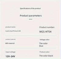 120W Super Fast Charging Charger Power Socket 4-in-1 Port Charger Socket 12V-24V-40V Car Power Socket PD30W with Digital Display Voltage Charger Suitable for Installation in Cars/Motorcycles/Trucks/RVs/Ships, Compatible with - Buy online at  Vibe In Cart.