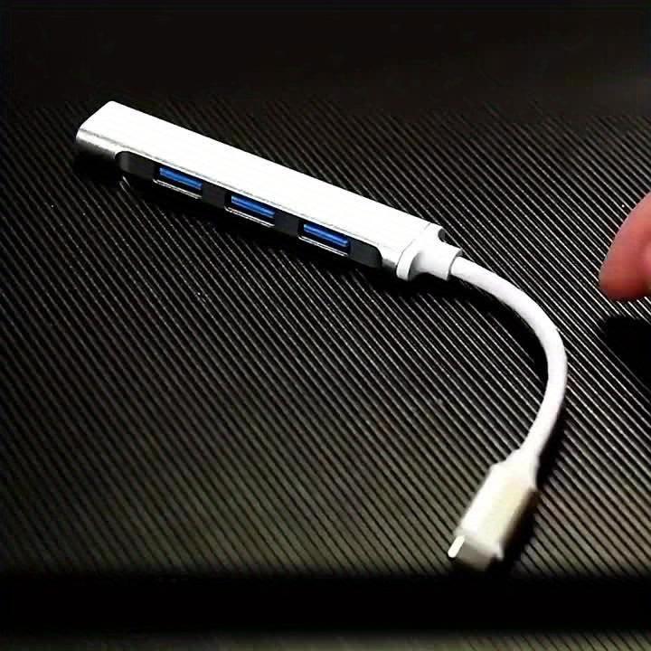 4-Port USB Hub, USB Splitter, Ultra-Slim USB Dongle Expander for Laptops, Xbox, Flash Drives, Hard Drives, Consoles, Printers, Cameras, Keyboards, Mice, Made of Aluminum - Buy online at  Vibe In Cart.