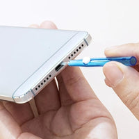 4pcs Mobile Phone Retractable Cleaning Set, Multi-Functional Mobile Phone And Earphone Cleaning Kit, Mobile Phone Cleaning, Repair And Restoration of Mobile Phone And Tablet Charging Ports, Lightning Cable And Connectors, Eas - Buy online at  Vibe In Cart.