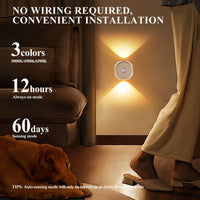 1pc Motion Sensor Light with USB Charging, Two-Way Switch, Adjustable Brightness & Color, Battery-Powered (), Freestanding Wall-Mounted Design for Entryway - Buy online at  Vibe In Cart.