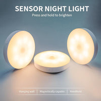 3pcs Motion Sensor Night Lights in Warm White/Cold White - Adjustable Brightness, Automatic On/Off, Ideal for Bedside, Stairs, Under Cabinets & Wardrobes, Night Light for Bedroom - Buy online at  Vibe In Cart.