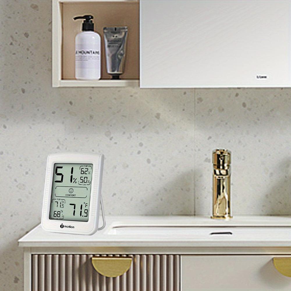 Digital Hygrometer Thermometer with Alarm - Indoor Temperature & Humidity Monitor, - Display, Compact for home,, Office, Greenhouse, Baby Room - Thermometer Hygrometer with Alert System - Buy online at  Vibe In Cart.
