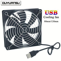 [USB Cooling Case] 12cm 8cm Silent Heatsink USB Case | 5V Computer Ventilation, Router & Set-Top Box Cooling - Buy online at  Vibe In Cart.