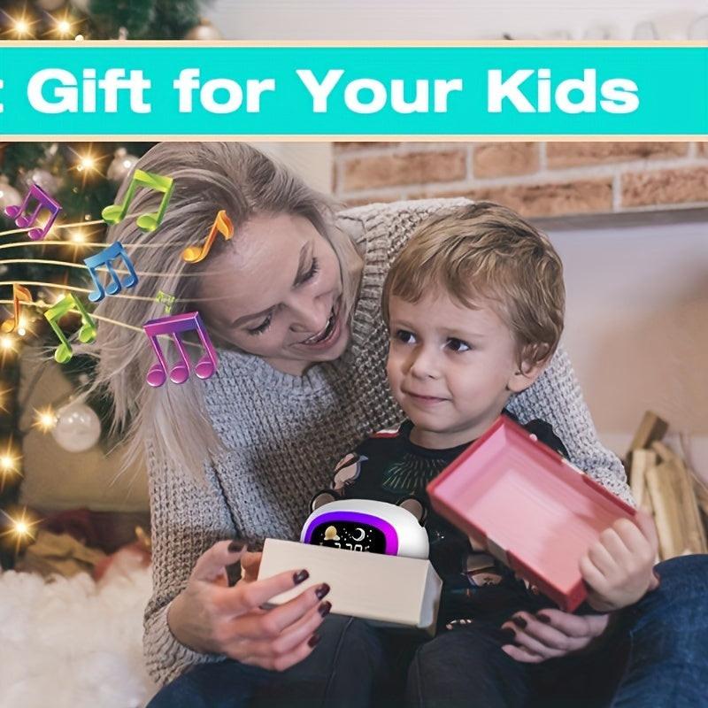 [Sleep Trainer Clock] Sleep Trainer Clock | Wake & 7 Sounds - Bedtime Training Alarm, Night, Volume, 12/24, Voice Sensing (ABS Bedtime Aid) - Buy online at  Vibe In Cart.