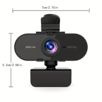 1080P Full HD Webcam with Built-In Microphone, Plug And Play, Privacy Cover, Stand, Suitable for Meetings, Game Streaming, Voice Calls, Online Classes, And Home Office Use, High-Definition Video, Easy Installation, Computer C - Buy online at  Vibe In Cart.