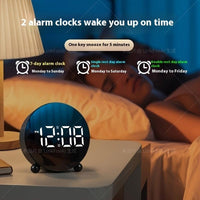 New student creative alarm clock fashion simple office electronic clock LED LCD clock home bedside clock temperature clock plastic clock - Buy online at  Vibe In Cart.