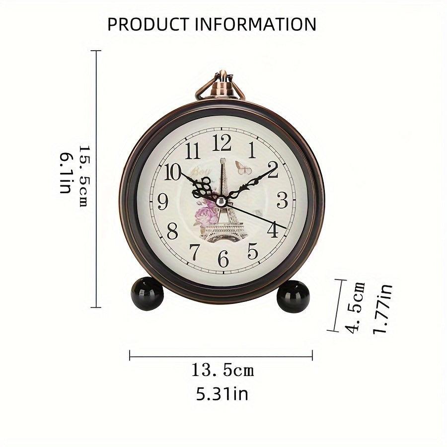 1pc 5-inch Clear Digital Alarm Clock | Retro and Simple Design, Silent Timekeeping, Wall-Mounted with Top Hook, AA Battery Powered, Ideal for Bedside, Students, Elderly, Living Room, Bedroom, Bedside Table, Home Decoration, B - Buy online at  Vibe In Cart.