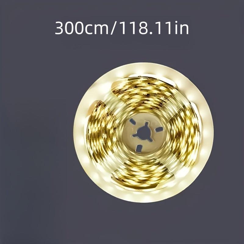 White USB LED Light Strips, 5V USB Powered for TV Backlight