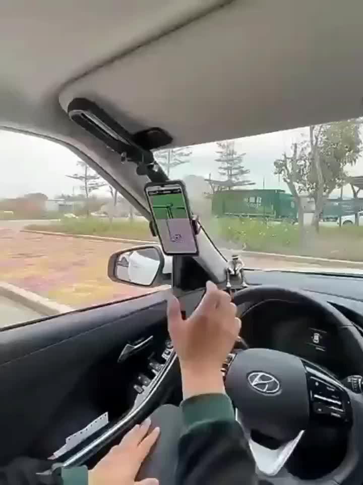 [Durable Sun Visor] Universal 1080° Rotatable Car Phone Holder | ABS Material, Adjustable Mount for Bedroom, Kitchen, Vehicle - Buy online at  Vibe In Cart.