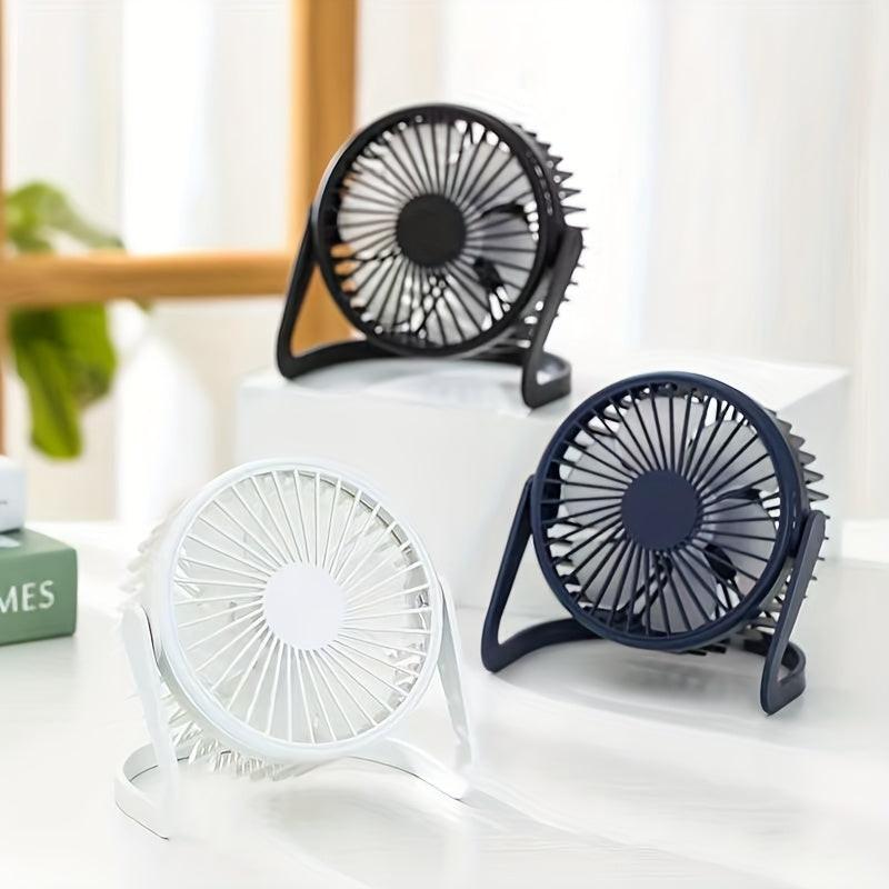 5-inch USB desktop fan, portable mini plug-in home gift small fan, very suitable for bedroom, office, kitchen, camping, etc - Buy online at  Vibe In Cart.