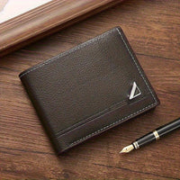 [Christmas Anniversary Birthday] Men's PU Leather Wallet - Large Capacity, Multiple Card Slots | Fits ID Cards, Credit Cards & Cash – Perfect Gift for Christmas, Anniversary, Birthday Valentine’s, Men’s Bifold Billfold - Buy online at  Vibe In Cart.
