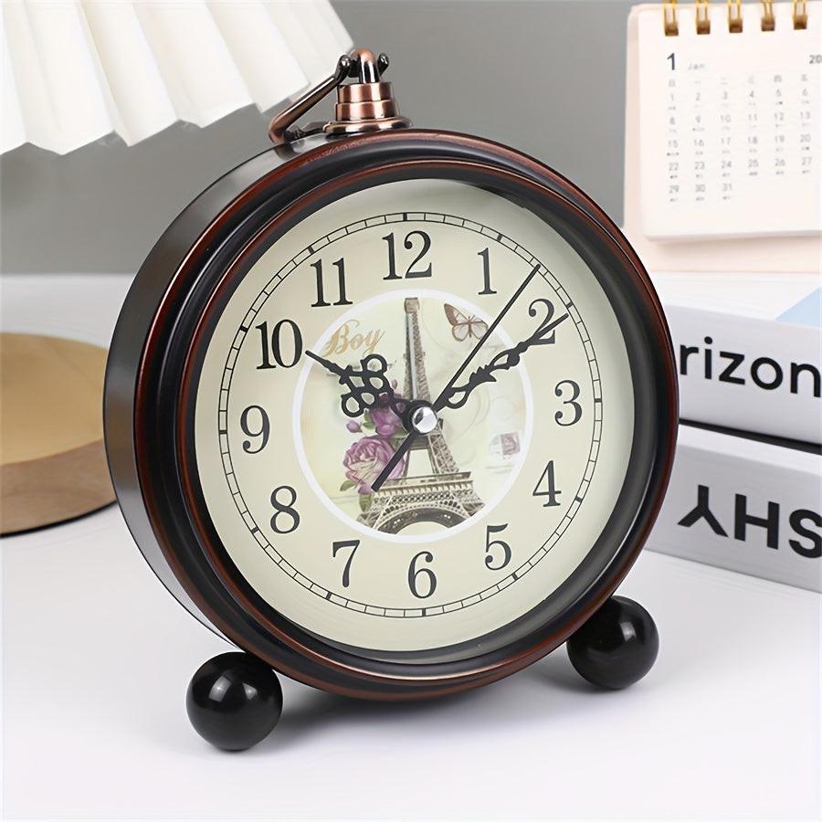 1pc 5-inch Clear Digital Alarm Clock | Retro and Simple Design, Silent Timekeeping, Wall-Mounted with Top Hook, AA Battery Powered, Ideal for Bedside, Students, Elderly, Living Room, Bedroom, Bedside Table, Home Decoration, B - Buy online at  Vibe In Cart.