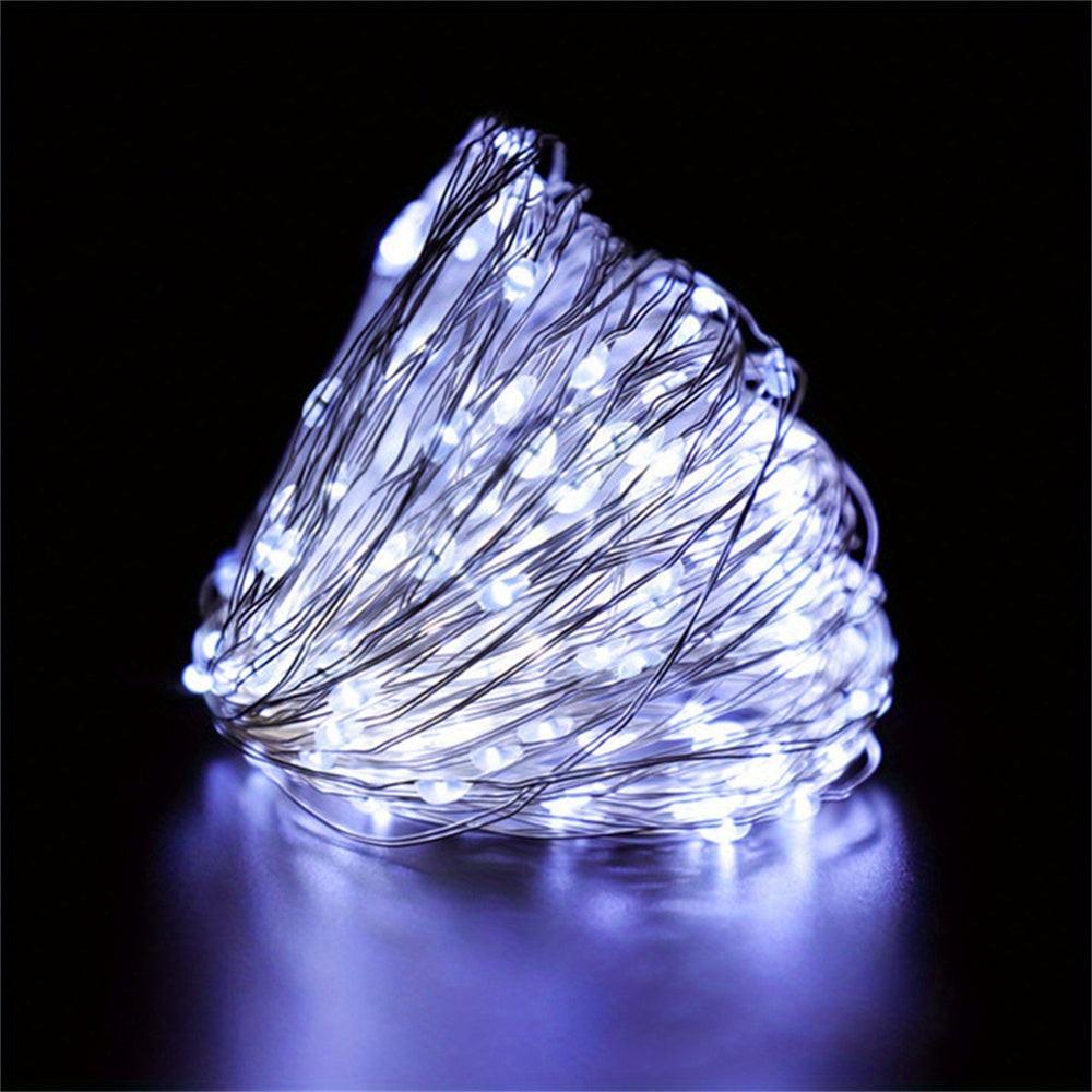 USB LED Fairy String Lights with Copper Wire, Warm White