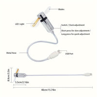 Clock Fan USB Fan LED Time Display Portable Cooling Fan For Desktop And Laptop Computers - Buy online at  Vibe In Cart.