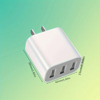 [3PCS Fast USB Charger] 3PCS Fast Charging USB Wall Charger Adapter Plug Cube | Quick Charge for iPhone 14 13 12 11 Pro Max 10 SE X XS 8 Plus | Power Block Charging Box Brick - Buy online at  Vibe In Cart.