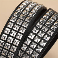 1pc Stylish PU Leather Rivet Pin Buckle Belt - Fashionable, Handsome, and Durable Accessory for Men - Ideal Gift Choice for Friends, Family, and Loved Ones - Buy online at  Vibe In Cart.