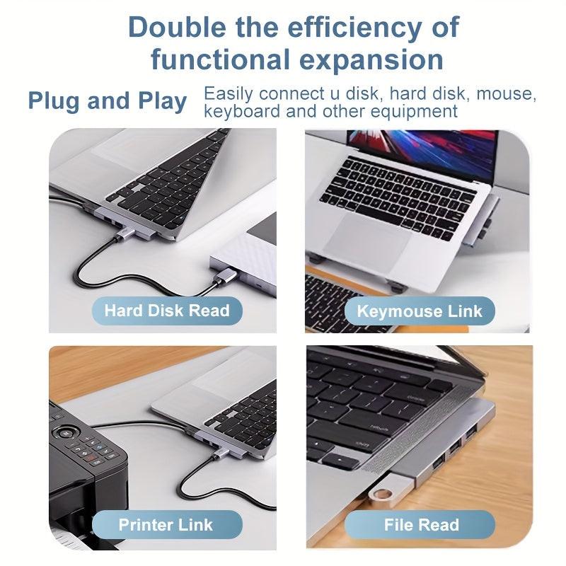 MAGIC BLOCK Compact USB Hub, Fast Charging USB-Powered Expansion Dock with Side Plug, Compatible with PC, Tablet, Smartphone, Flash Drives, Keyboards, Mice, Space-Saving Design for Home/Office, Compact Travel Accessories, 5 S - Buy online at  Vibe In Cart.