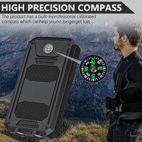 Solar Charger-40000mAh Solar Charger Power Bank -Portable Solar Phone Battery Panel Charger, QC3.0 Dual USB Port Battery Pack Charger Portable For All Cell Phones & Electronic Devices- Long Lasting, Travel Camping, LED Flashl - Buy online at  Vibe In Cart.