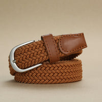 Children's Black Elastic Woven Belt Metal Buckle Belt - Buy online at  Vibe In Cart.