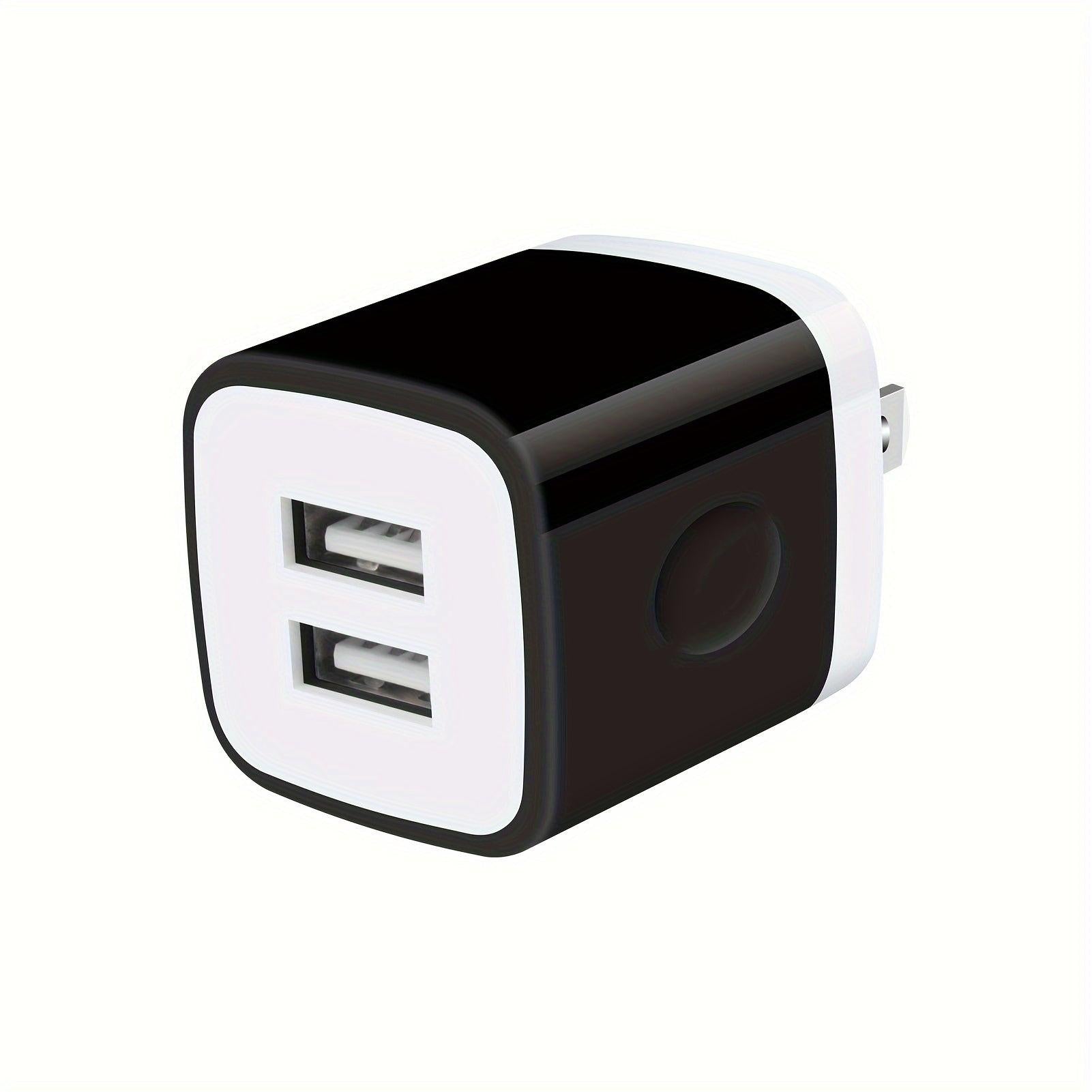 [Fast Charging Plug Box] 1pc USB Wall Charger, Charger Adapter, 2.1A/10W Dual Port Fast Charging Plug Box, Suitable for iPhone 15 14 13 12 11 Pro Max 10 SE X 8 7 Plus Samsung Power Block Fast Charging Box - Buy online at  Vibe In Cart.