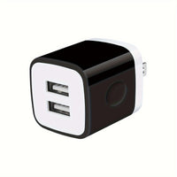 [Fast Charging Plug Box] 1pc USB Wall Charger, Charger Adapter, 2.1A/10W Dual Port Fast Charging Plug Box, Suitable for iPhone 15 14 13 12 11 Pro Max 10 SE X 8 7 Plus Samsung Power Block Fast Charging Box - Buy online at  Vibe In Cart.