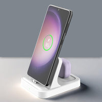 2in 1 Charging Station for Phones and Earbuds with Type-C, Desk Tablet holder Stand Universal for SamSung for Galaxy Ultra/S24/S24+/S23/S23+/S22/S21/S20/S20+/S10/S10+/S9/S9 Plus/S8/Note 20/10/9/8, for Galaxy Buds 2 Pro/Pro/Li - Buy online at  Vibe In Cart.
