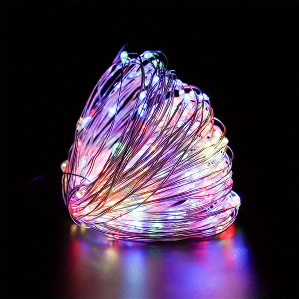USB LED Fairy String Lights with Copper Wire, Warm White
