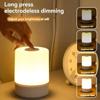 2025 Best-Selling Recommended Touch Bedside Lamp, Dimmable Desk Lamp, Three-Color Temperature White LED Light, USB Rechargeable, Portable Touch Night Light, Mini Night Light, Valentine's Day Gift, Bedroom Living Room Desk Dec - Buy online at  Vibe In Cart.