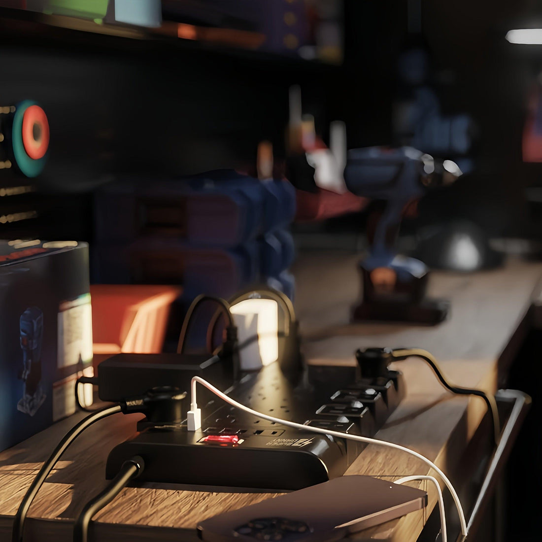 28-in-1 Surge Protector Power Strip with 22 Spacious AC Outlets(1875W/15A), 5/4 USB-A, 1/2 Type-C Ports, Control Switch, Overload Protection, Flat Plug Wall Mount, Space-Saving Extension Cord, Desk USB Charging Station for Ho - Buy online at  Vibe In Cart.