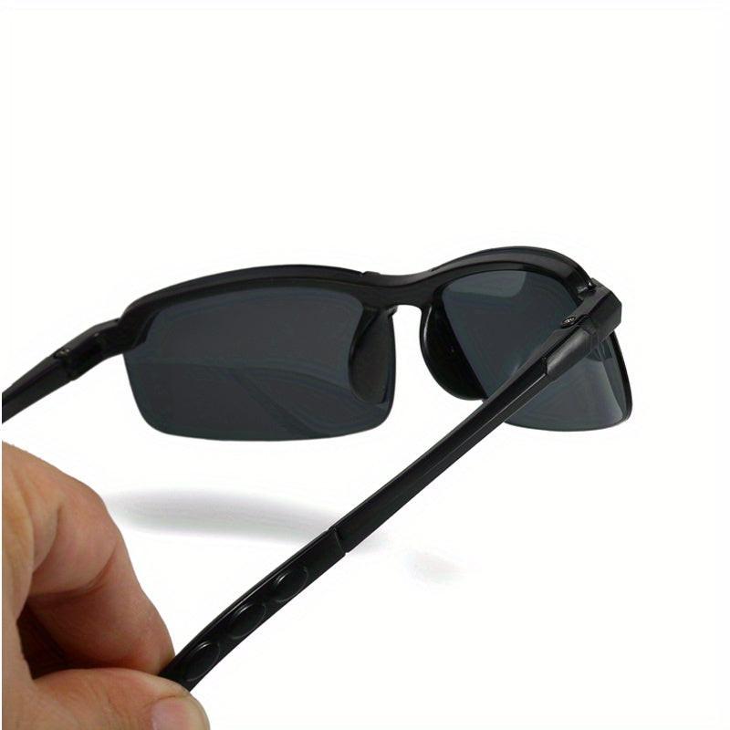 1/2pcs Night Vision Glasses Men Anti-Glare Driving Goggle Half Frame Fashion Glasses for Driver Day And Night Glasses Half Frame Design - Buy online at  Vibe In Cart.