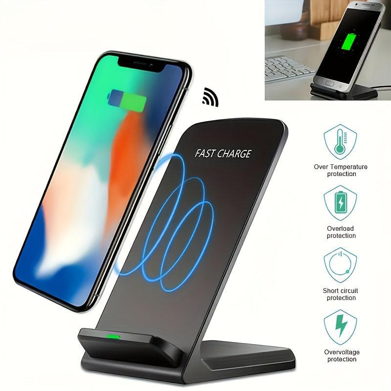 Wireless Charger Stand, 15W Fast Charging Dock Phone Charger, Adaptive LED Wireless Charging Station, for Iphone 16 15 14 13 12 11 9 8 XR, Samsung S25 24 23 22 S21 S10 S9, LG V40 G8, Pixel 8 7 6, Etc. - Buy online at  Vibe In Cart.