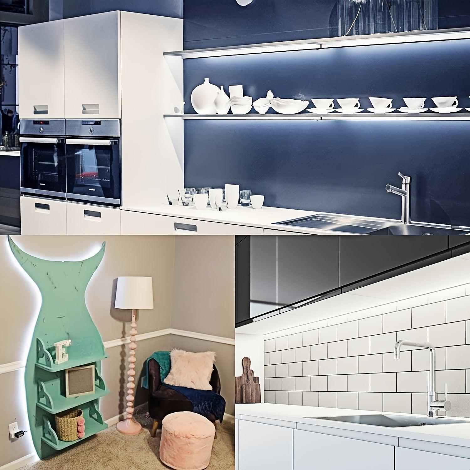 USB LED Lights, White LED Light Strips, TV Backlight USB LED Lights, Powered by USB, 5V, USB Lighting Fixtures, Computer Accessories, Online Switch LED Light Strips, Indoor Bedroom Home Decor for Living Rooms, Halloween, Chri - Buy online at  Vibe In Cart.