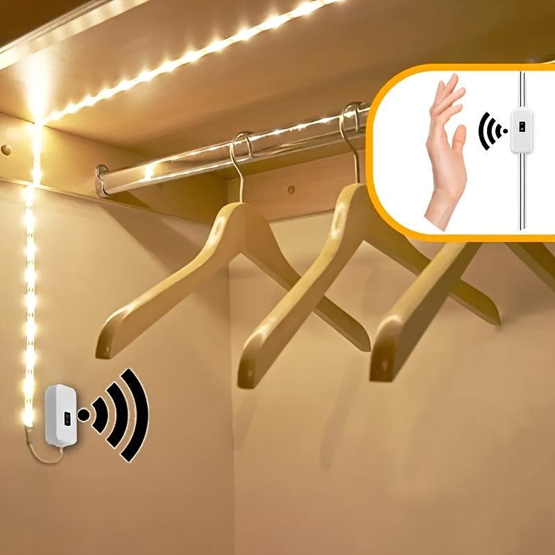 [USB-Powered LED Strip] LED Kitchen Backlight Strip with Motion Sensor | USB-Powered, Easy Waving ON/OFF Control, Double-Sided Tape Included, Ideal for TV and Appliance Lighting, Modern LED Strip, Durable Plastic Shade, Kitch - Buy online at  Vibe In Cart.