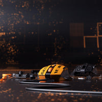 UINEER Yellow Ergonomic Wireless Mouse with 3 Connectivity Modes (BT 4.0/5.0 + USB-A), Rechargeable 18650 Battery, USB-C Charging, Right-Handed Design for Office & Gaming, Office Mouse, Sleek Mouse, Durable Plastic - Buy online at  Vibe In Cart.