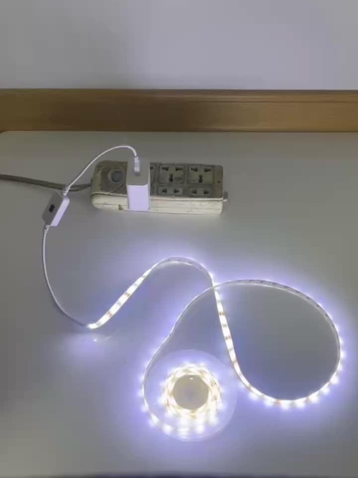 10ft-32.8ft USB-Powered Motion Sensor LED Strip Lights, Automatic Sensing Switch, White & Warm Light, Ideal for Stairs, Closets, Kitchens, Bedrooms, and Hallways - Buy online at  Vibe In Cart.